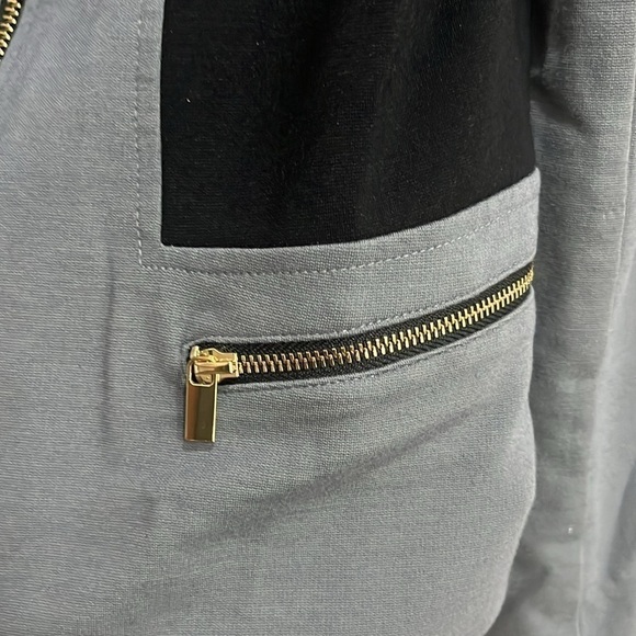 Iman Moto Steel Gray & Black Jacket Size Large - Picture 9 of 9